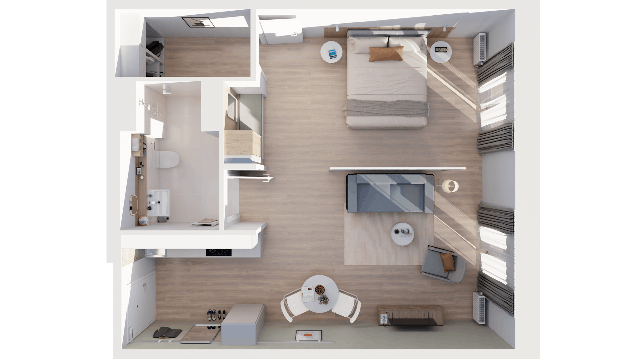 Apartment, Sachsenstraße, Hamburg