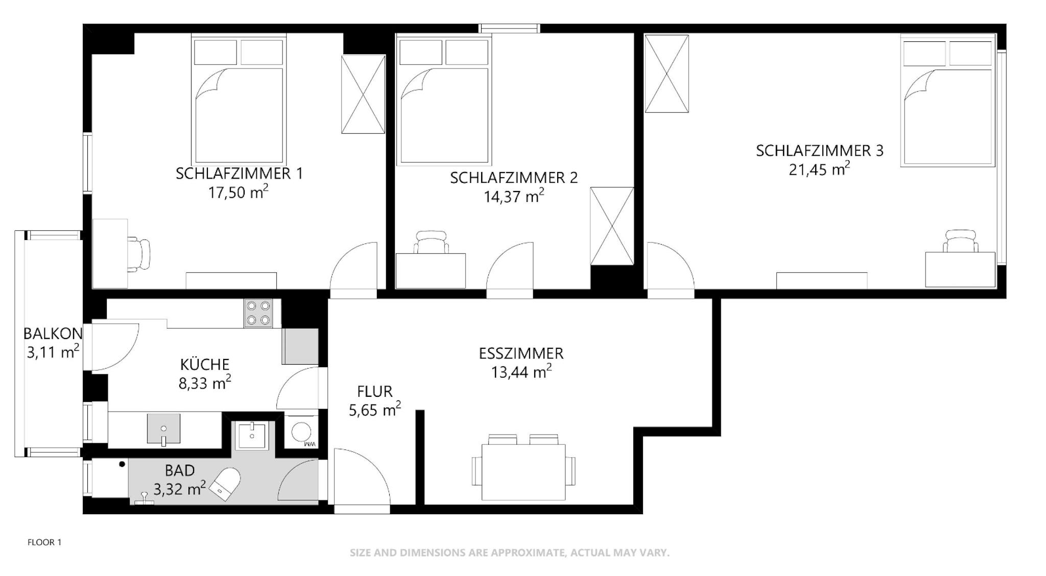 Apartment, Lehenstraße, Stuttgart