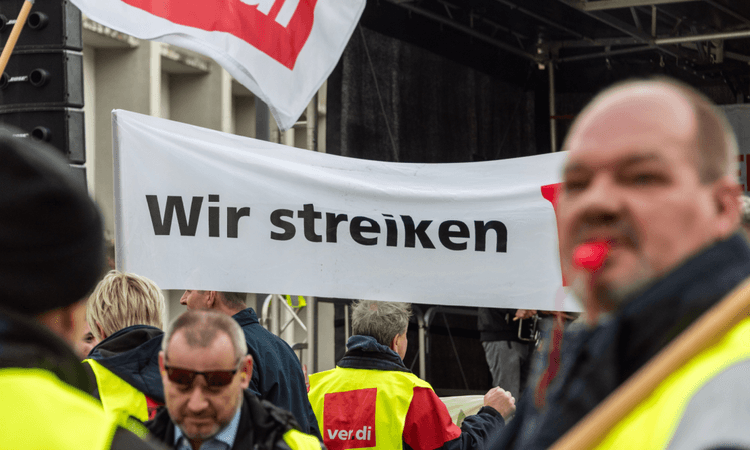 Ver.di announces public sector strikes across Germany