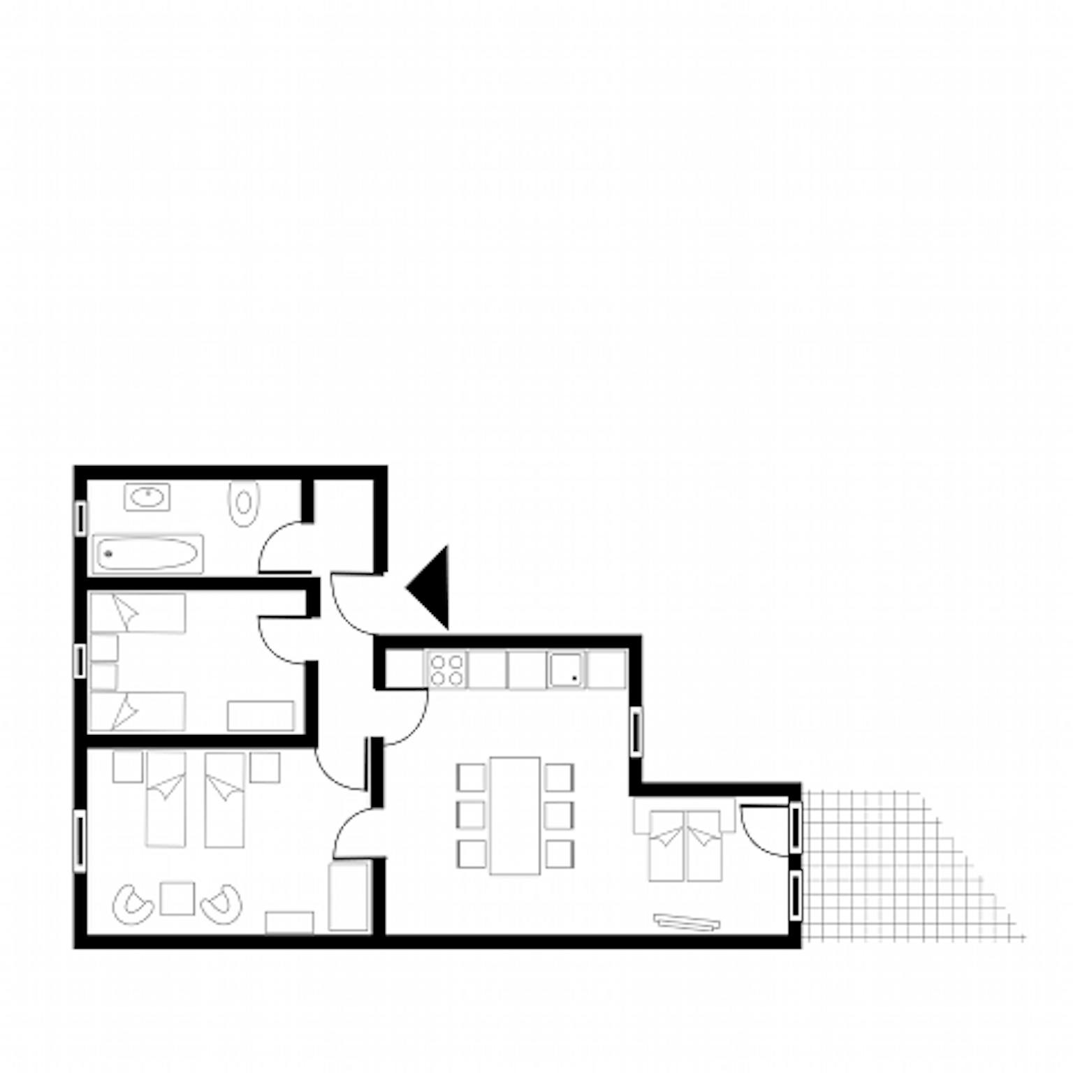 Apartment, Metzer Straße, Berlin