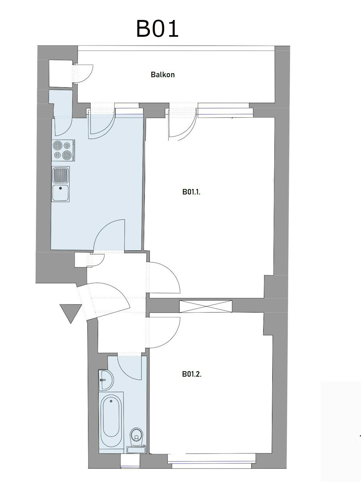 Apartment, Braunlager Straße, Berlin