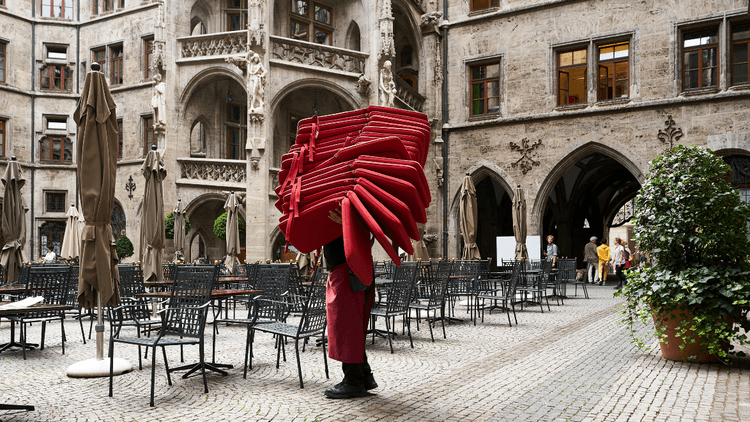 How many people work at the weekend in Germany?