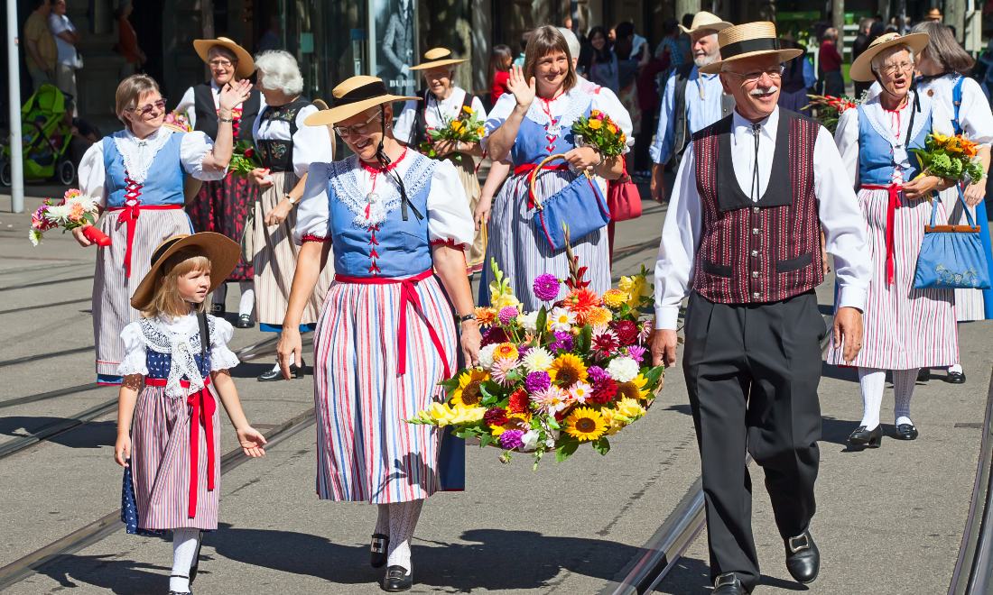 Traditional Swiss clothing