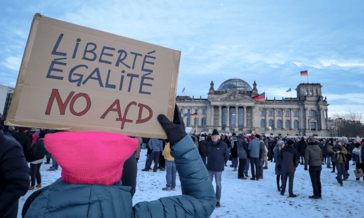 Berlin police say protest can only be held in German or English