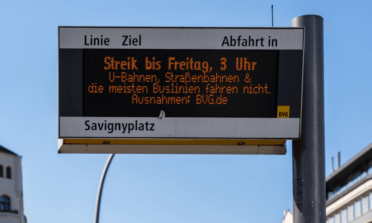 48-hour Berlin transport strike announced for March 26 and 27