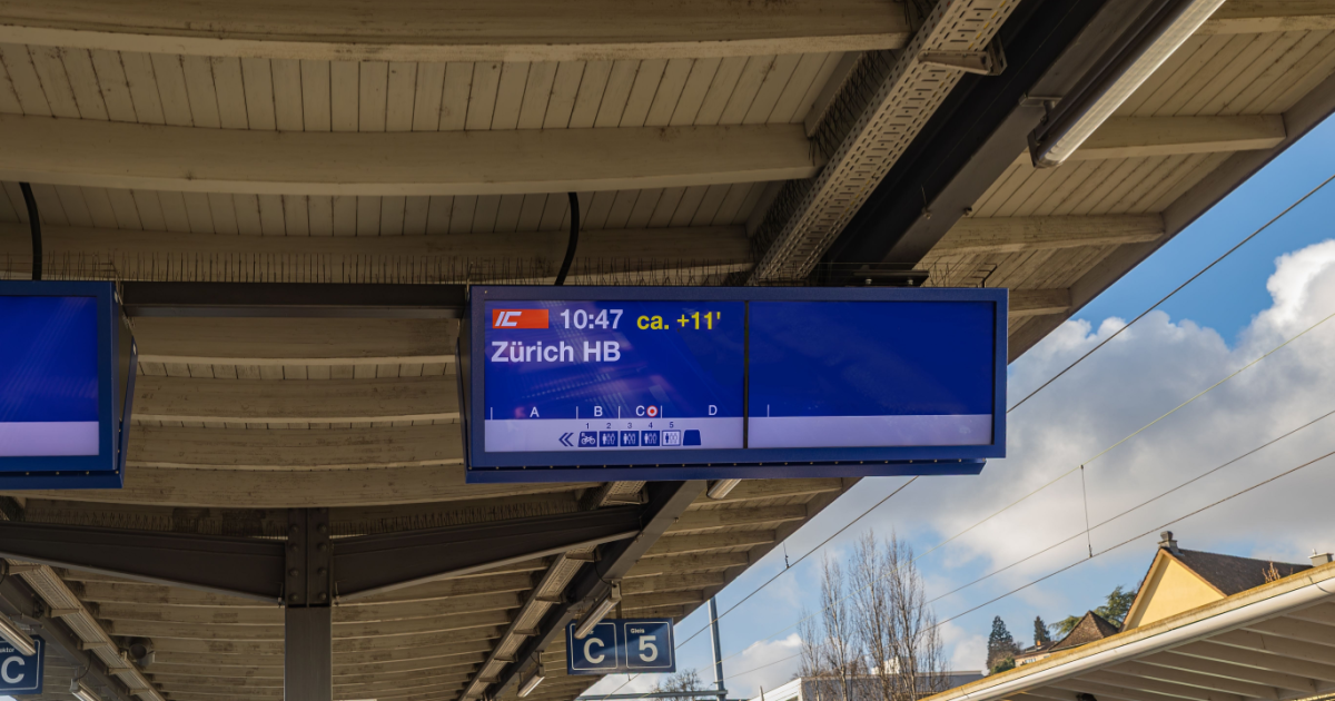 DB improves punctuality of trains to Zurich