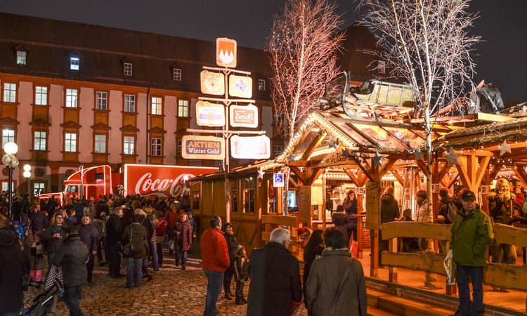 Germany's first Christmas market has already opened