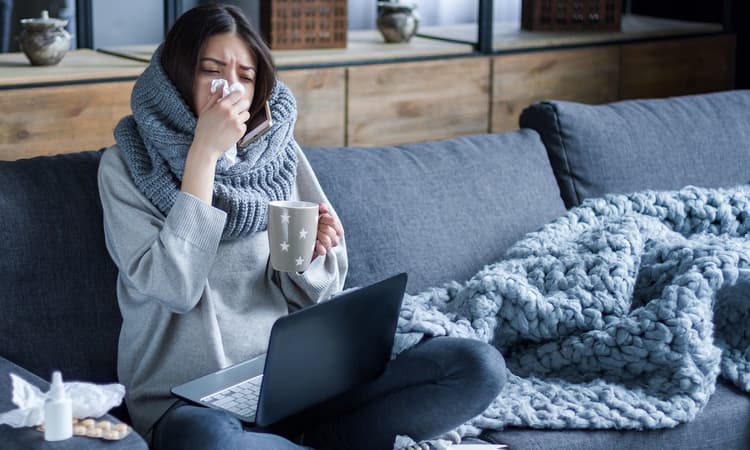 German employees took less sick leave in 2021 than the previous four years