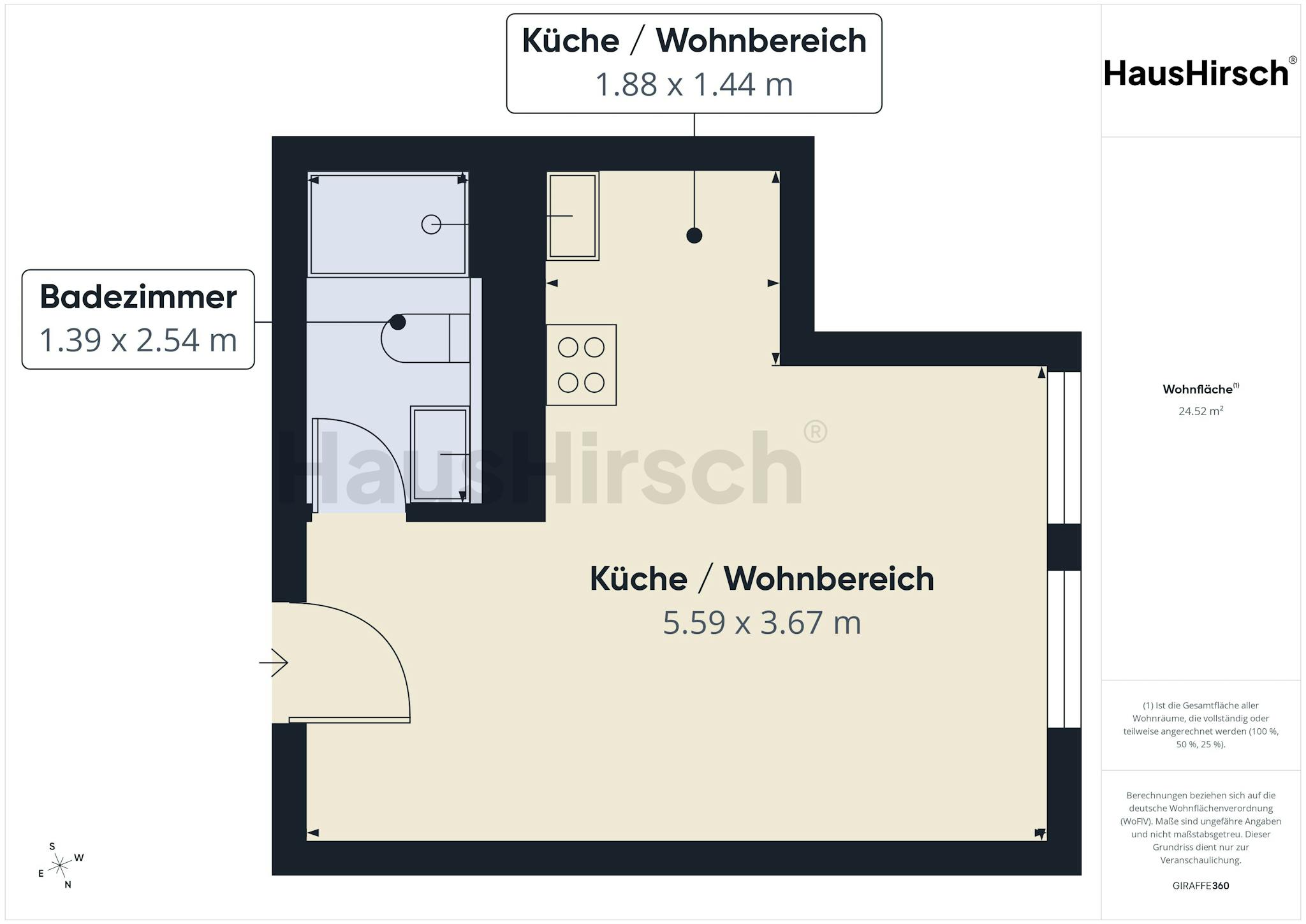 Apartment, Elbinger Straße, Frankfurt