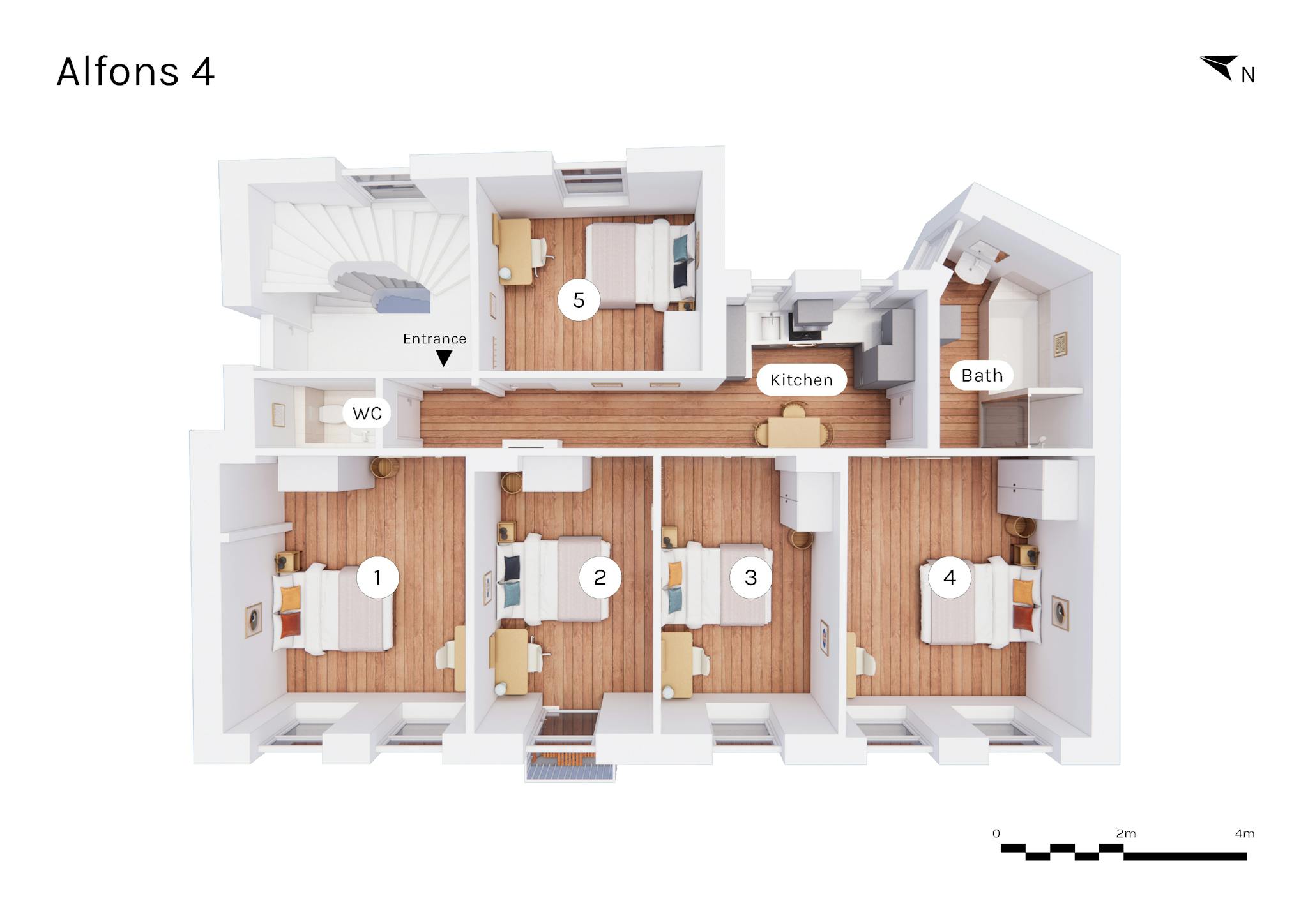 Apartment, Vereinsstraße, Hamburg