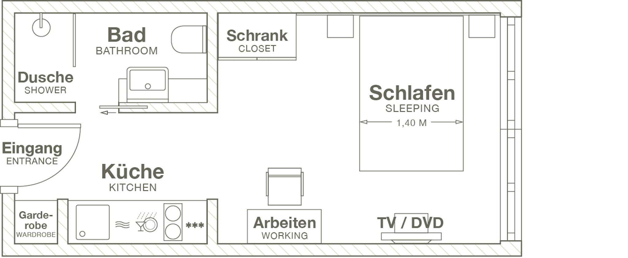 Apartment, Kölner Straße, Frankfurt