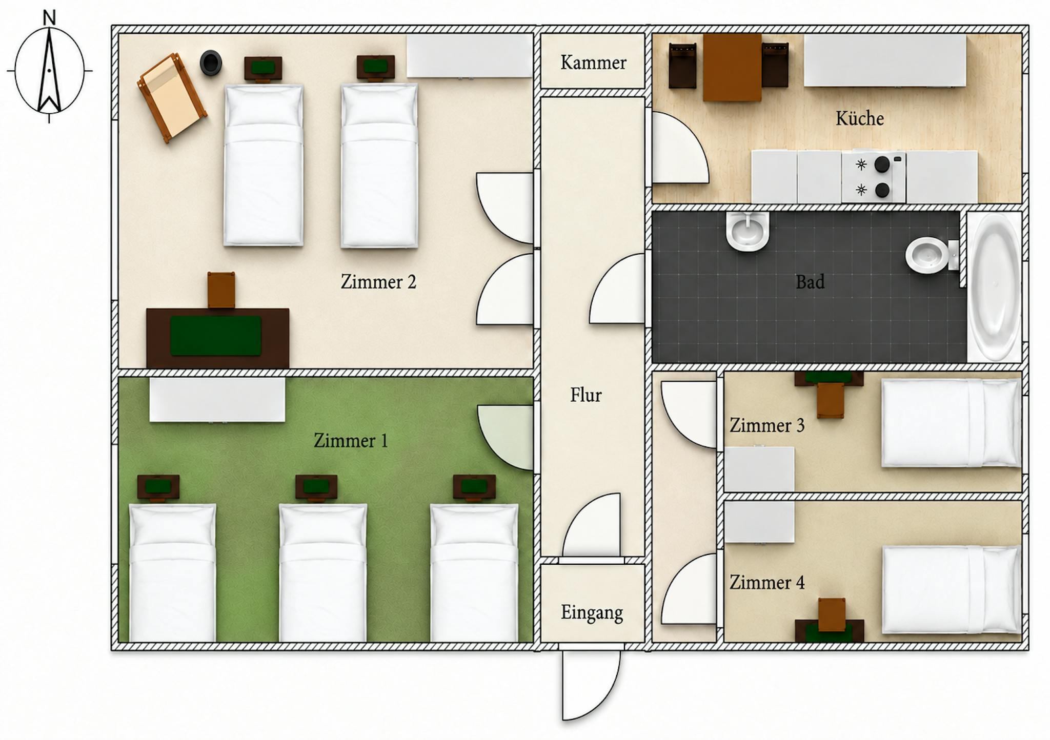 Apartment, Thulestraße, Berlin