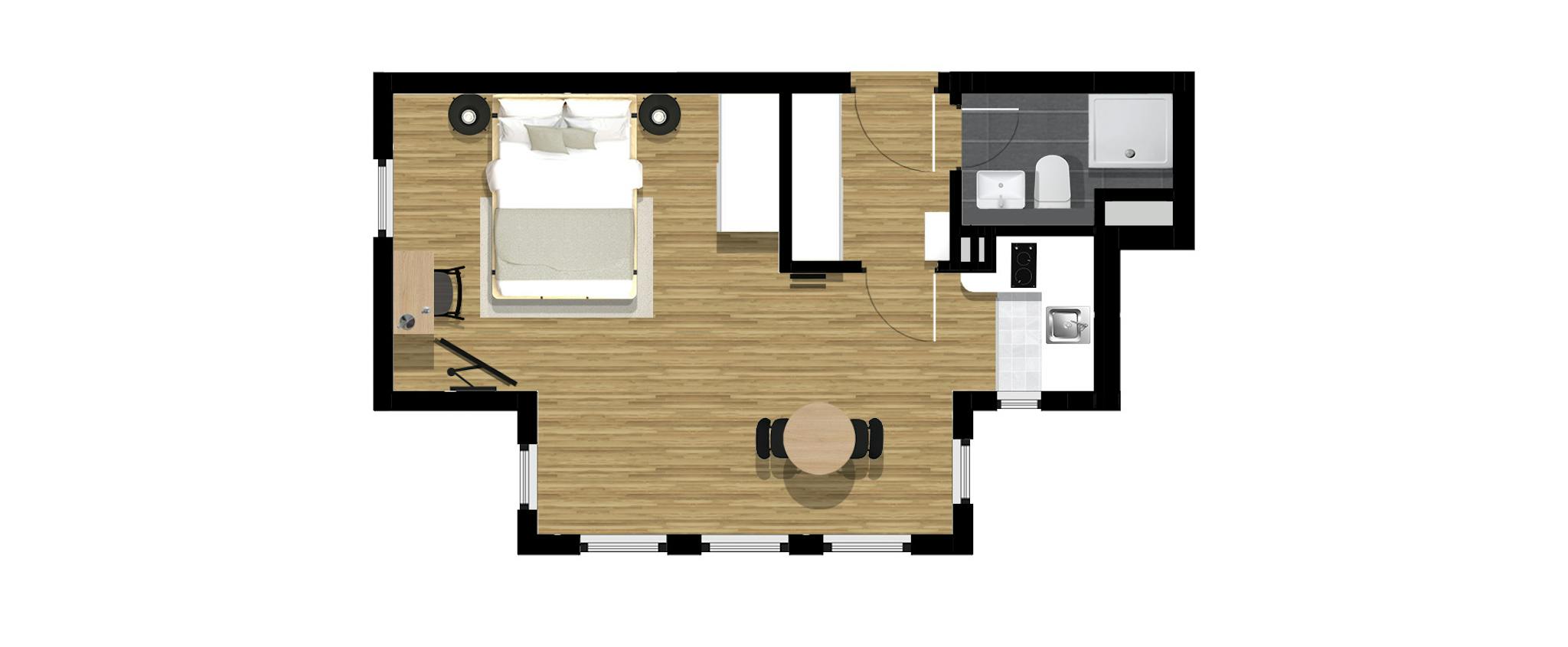 Apartment, Klüberstraße, Frankfurt