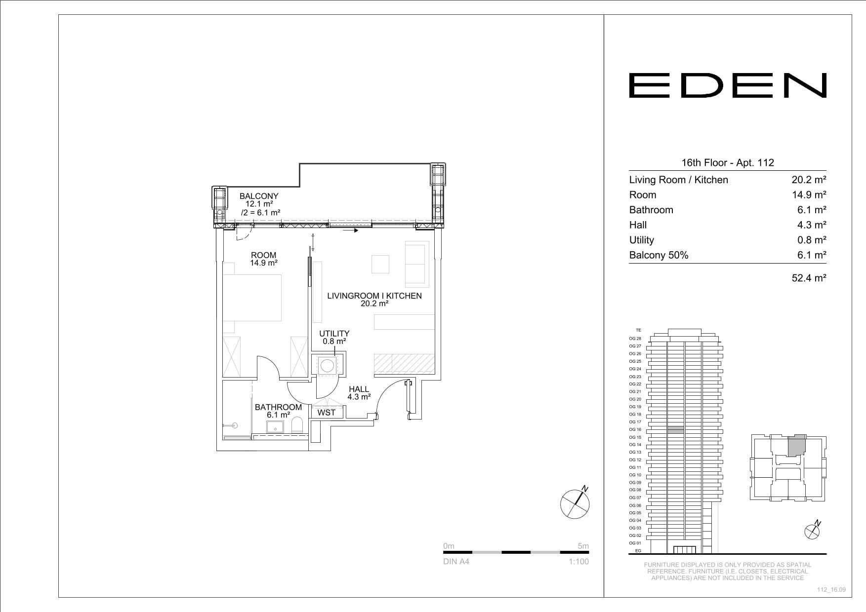 Apartment, Europa-Allee 11, 60327 Frankfurt am Main, Germany, Frankfurt
