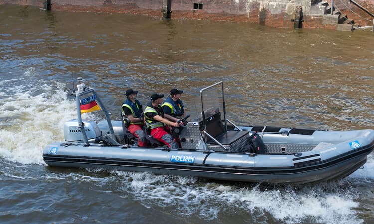 Berlin police forced to break up floating protest