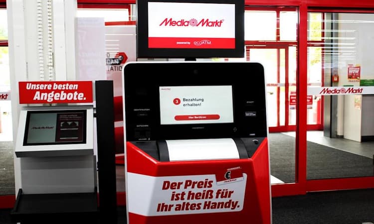German shoppers can now recycle their old phones in store and receive money instantly