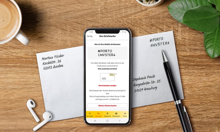 Deutsche Post now lets you pay for postage via their app