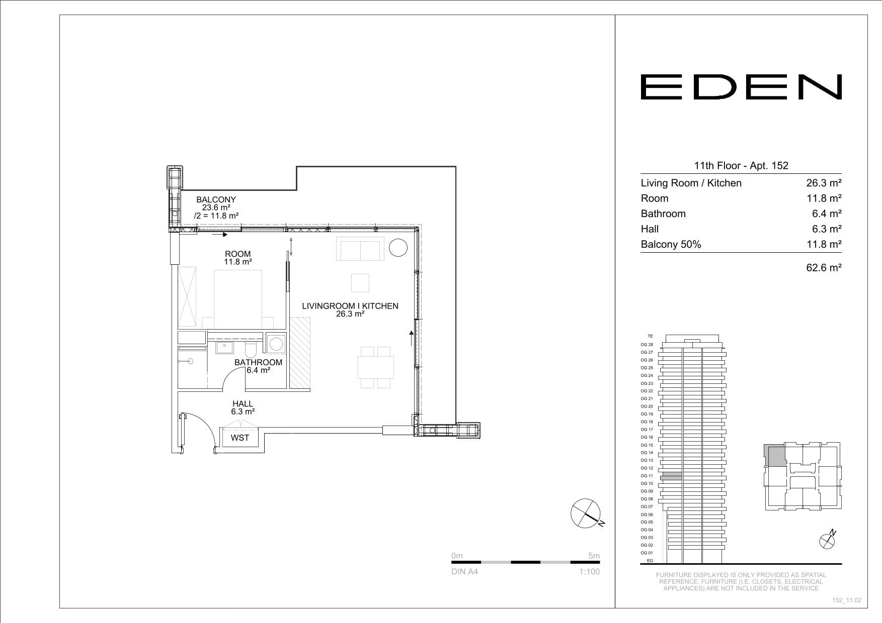 Apartment, Europa-Allee 11, 60327 Frankfurt am Main, Germany, Frankfurt
