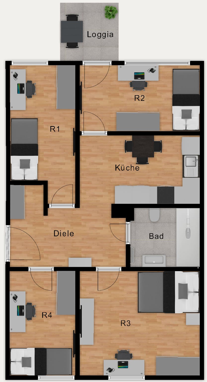 Apartment, Mainaustraße, Munich