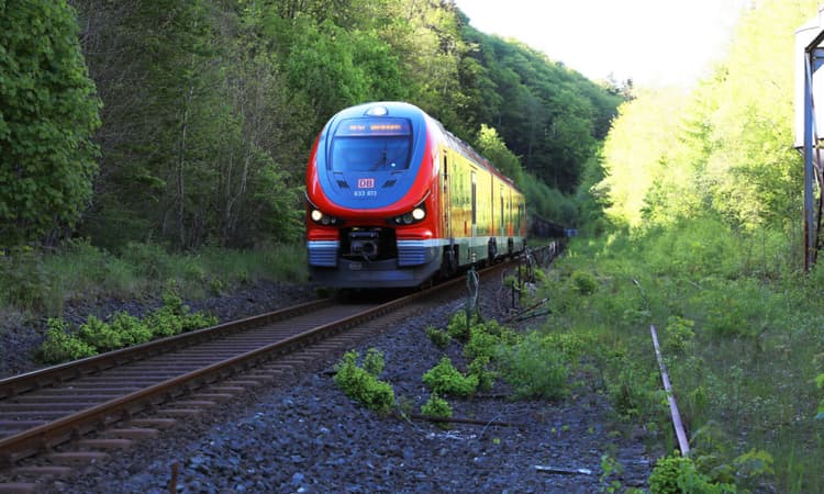 DB train chaos leaves passengers walking through forest in 27C heat