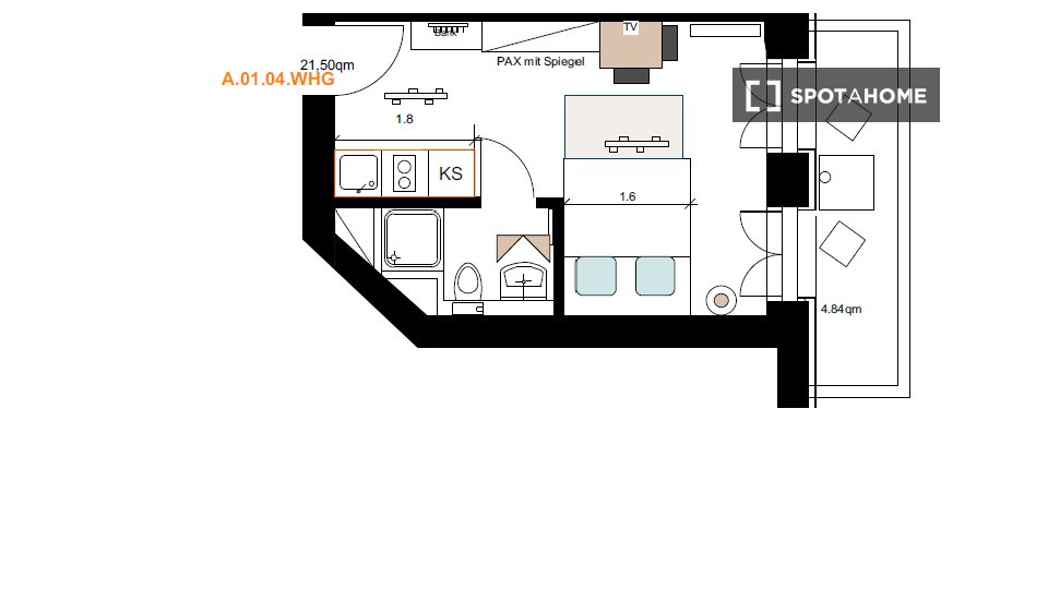 Apartment, Grünberger Straße, Berlin