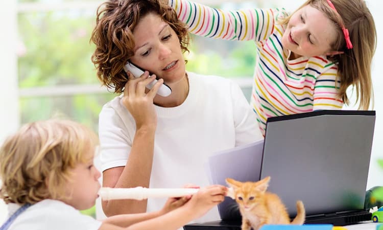What effect have school closures in Germany had on work?