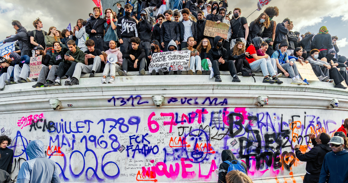 Student Demos France Germany