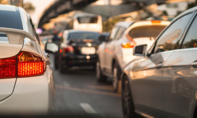 Drivers in Germany spend two days a year stuck in traffic