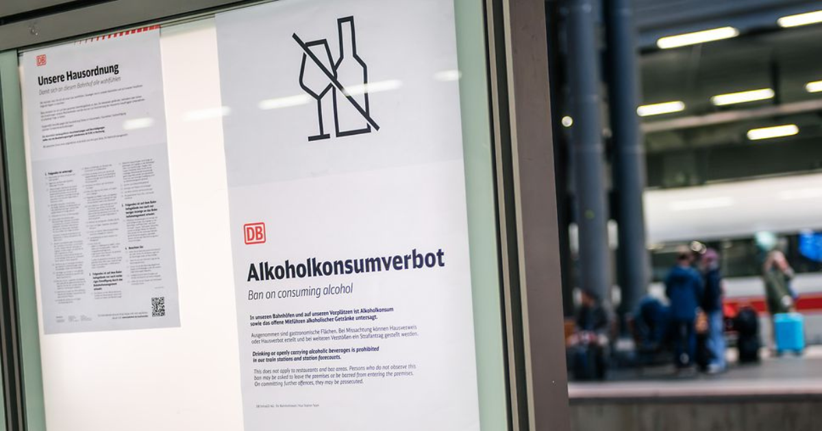 Deutsche Bahn Alcohol Ban