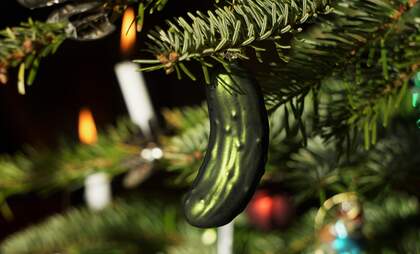 Christmas pickles: The story behind this "German" Christmas tradition