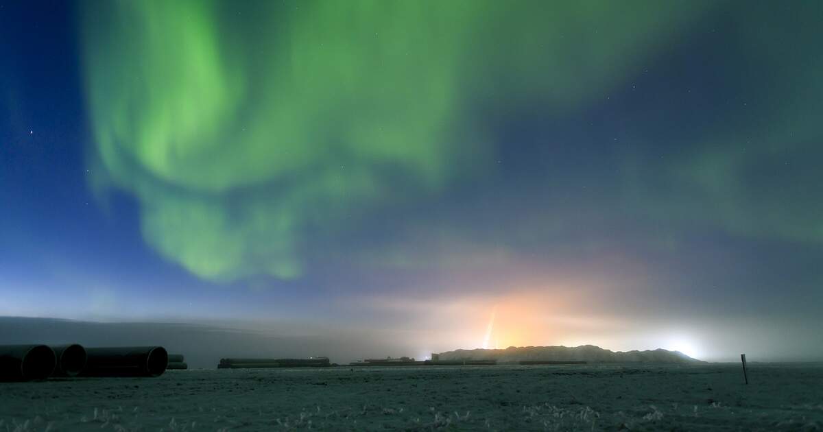 In pictures: Lights shine above northern Germany